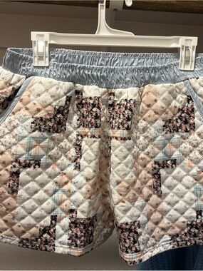 Rareraw Quilted Shorts